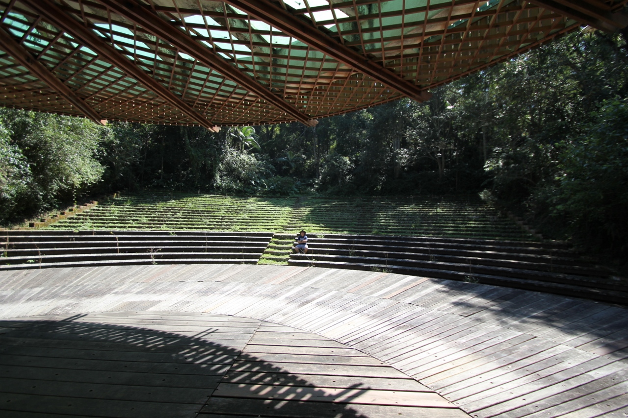 Apricot platform from the stage looking at the seating