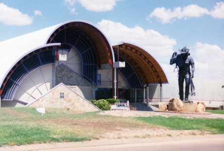 This building is across the road from the QANTAS museum and airport. The Australian Stockman's Hall of Fame and Outback Heritage Centre was formed to capture and record the fast disappearing culture and history of rural Australia. We spent hours in this museum, but I didn't bother taking any pictures of the exhibits