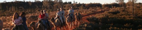 Camel Ride at Sunset Uluru