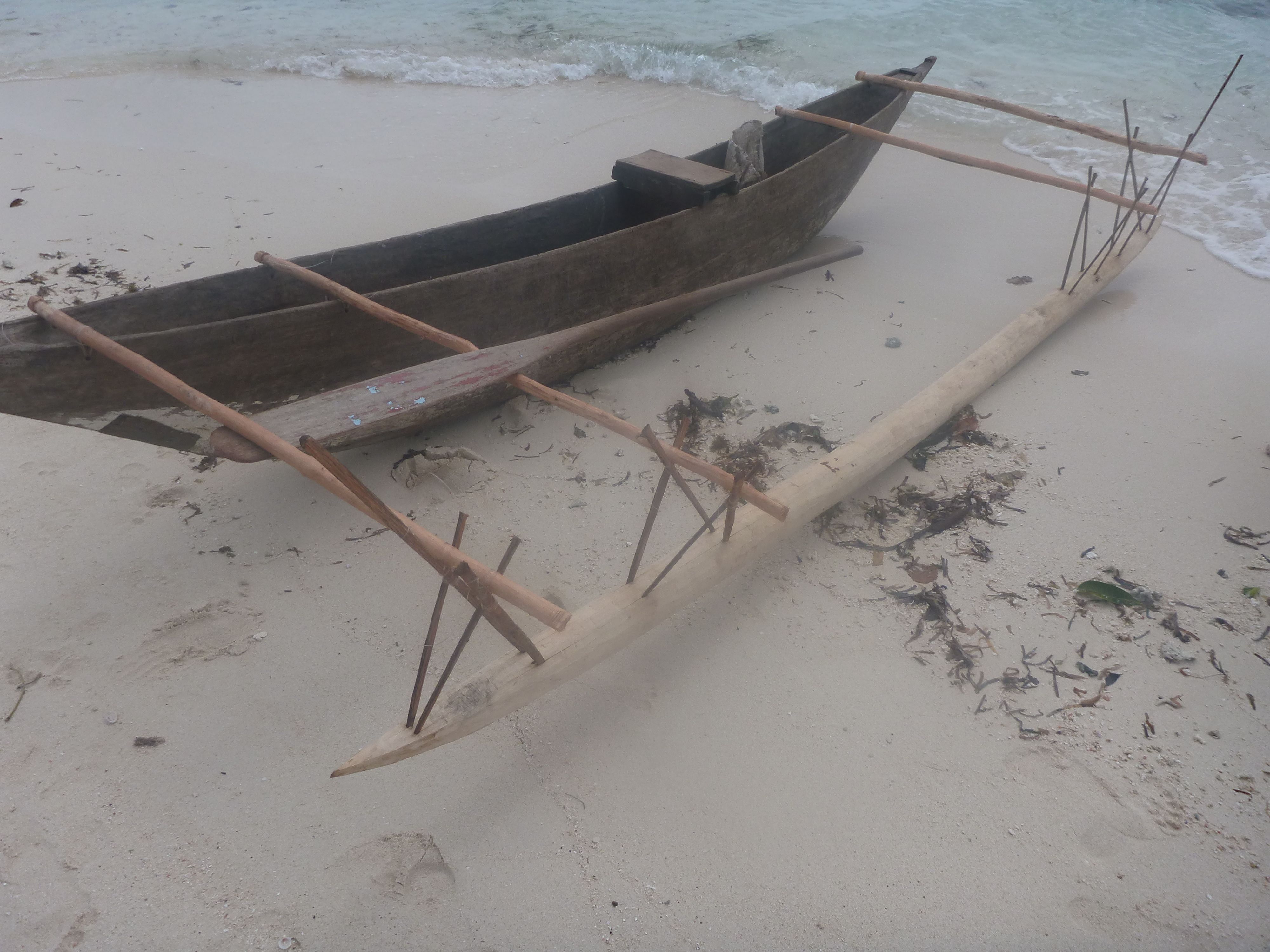 Chiang Kai-shek's wooden row boat