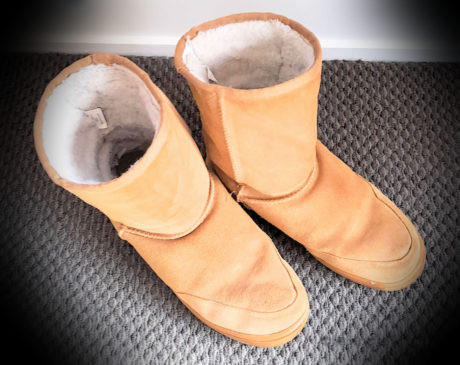 A pair of Ugg Boots